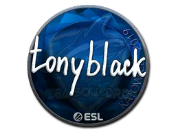 Sticker tonyblack (Foil) | Katowice 2019 - Preço e onde comprar no CS2
