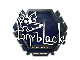 Sticker tonyblack | London 2018 - Preço e onde comprar no CS2