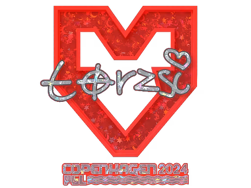 Sticker torzsi (Glitter) | Copenhagen 2024 - Preço e onde comprar no CS2