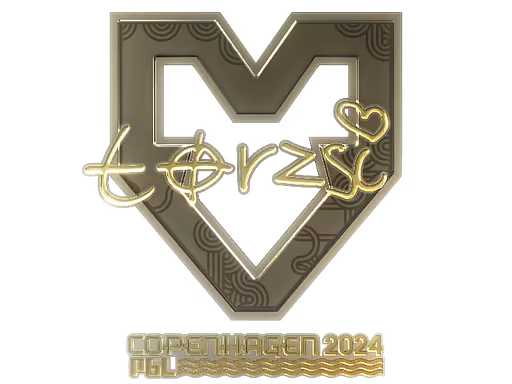 Sticker torzsi (Gold) | Copenhagen 2024 - Preço e onde comprar no CS2