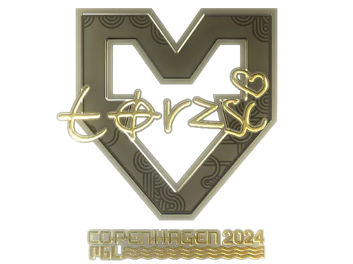 Sticker torzsi (Gold) | Copenhagen 2024 - Preço e onde comprar no CS2