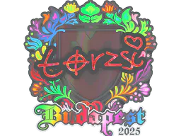 Sticker torzsi (Holo) | Budapest 2025 - Preço e onde comprar no CS2