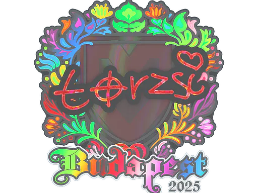 Sticker torzsi (Holo) | Budapest 2025 - Preço e onde comprar no CS2