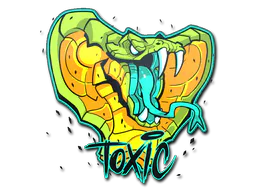 Sticker Toxic - Preço e onde comprar no CS2
