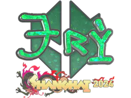 Sticker TRY (Glitter) | Shanghai 2024 - Preço e onde comprar no CS2