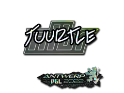 Sticker Tuurtle (Glitter) | Antwerp 2022 - Preço e onde comprar no CS2