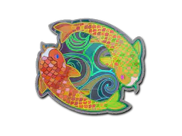 Sticker Twin Koi (Holo) - Preço e onde comprar no CS2