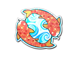 Sticker Twin Koi - Preço e onde comprar no CS2