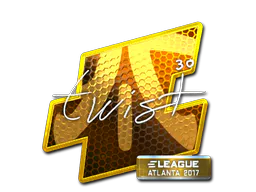 Sticker twist (Foil) | Atlanta 2017 - Preço e onde comprar no CS2