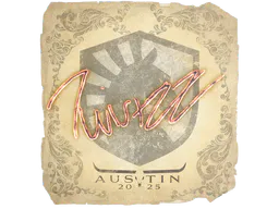 Sticker Twistzz | Austin 2025 - Preço e onde comprar no CS2