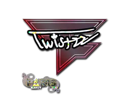 Sticker Twistzz (Glitter) | Paris 2023 - Preço e onde comprar no CS2