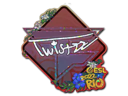 Sticker Twistzz (Glitter) | Rio 2022 - Preço e onde comprar no CS2