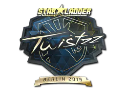 Sticker Twistzz (Gold) | Berlin 2019 - Preço e onde comprar no CS2