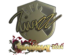 Sticker Twistzz (Gold) | Shanghai 2024 - Preço e onde comprar no CS2