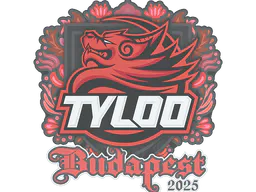 Sticker TYLOO | Budapest 2025 - Preço e onde comprar no CS2