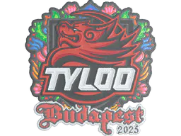 Sticker TYLOO (Embroidered) | Budapest 2025 - Preço e onde comprar no CS2