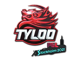 Sticker Tyloo (Foil) | Stockholm 2021 - Preço e onde comprar no CS2