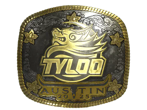 Sticker TYLOO (Gold) | Austin 2025 - Preço e onde comprar no CS2