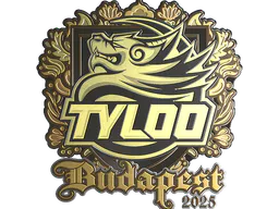 Sticker TYLOO (Gold) | Budapest 2025 - Preço e onde comprar no CS2