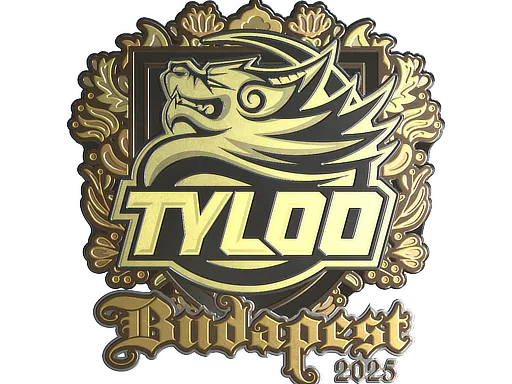 Sticker TYLOO (Gold) | Budapest 2025 - Preço e onde comprar no CS2