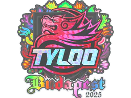 Sticker TYLOO (Holo) | Budapest 2025 - Preço e onde comprar no CS2