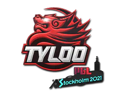 Sticker Tyloo | Stockholm 2021 - Preço e onde comprar no CS2