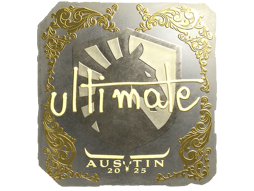 Sticker ultimate (Gold) | Austin 2025 - Preço e onde comprar no CS2