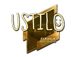 Sticker USTILO (Gold) | Boston 2018 - Preço e onde comprar no CS2