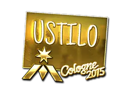 Sticker USTILO (Gold) | Cologne 2015 - Preço e onde comprar no CS2