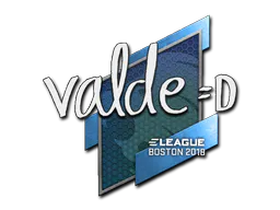 Sticker v4lde | Boston 2018 - Preço e onde comprar no CS2