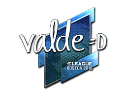 Sticker v4lde (Foil) | Boston 2018 - Preço e onde comprar no CS2
