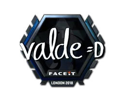 Sticker v4lde (Foil) | London 2018 - Preço e onde comprar no CS2