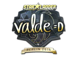 Sticker v4lde (Gold) | Berlin 2019 - Preço e onde comprar no CS2
