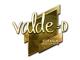 Sticker v4lde (Gold) | Boston 2018 - Preço e onde comprar no CS2