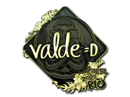 Sticker v4lde (Gold) | Rio 2022 - Preço e onde comprar no CS2