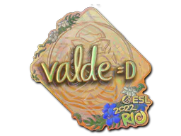Sticker v4lde (Holo) | Rio 2022 - Preço e onde comprar no CS2