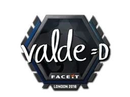 Sticker v4lde | London 2018 - Preço e onde comprar no CS2