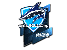 Sticker Vega Squadron (Foil) | Boston 2018 - Preço e onde comprar no CS2