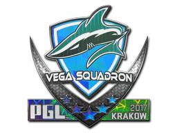 Sticker Vega Squadron (Holo) | Krakow 2017 - Preço e onde comprar no CS2