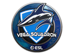 Sticker Vega Squadron | Katowice 2019 - Preço e onde comprar no CS2