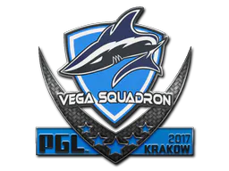 Sticker Vega Squadron | Krakow 2017 - Preço e onde comprar no CS2