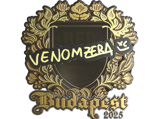 Sticker venomzera (Gold) | Budapest 2025 - Preço e onde comprar no CS2