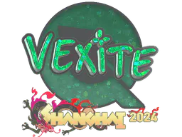 Sticker vexite (Glitter) | Shanghai 2024 - Preço e onde comprar no CS2