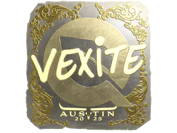 Sticker vexite (Gold) | Austin 2025 - Preço e onde comprar no CS2
