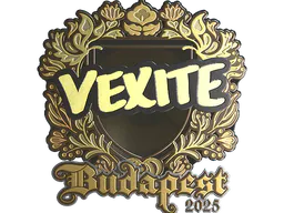 Sticker vexite (Gold) | Budapest 2025 - Preço e onde comprar no CS2