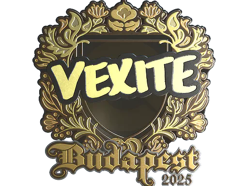 Sticker vexite (Gold) | Budapest 2025 - Preço e onde comprar no CS2