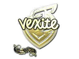 Sticker vexite (Gold) | Paris 2023 - Preço e onde comprar no CS2