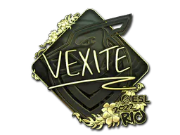 Sticker vexite (Gold) | Rio 2022 - Preço e onde comprar no CS2