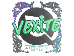 Sticker vexite (Holo) | Austin 2025 - Preço e onde comprar no CS2