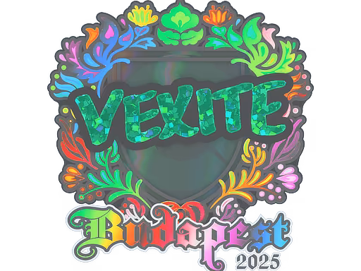 Sticker vexite (Holo) | Budapest 2025 - Preço e onde comprar no CS2
